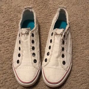 Blowfish Malibu white tennis shoes